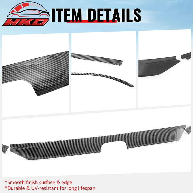 Wholesale 22-24 Honda Civic OE Front Bumper Grille Cover Trim ABS Carbon Fiber Print - Wikond Auto