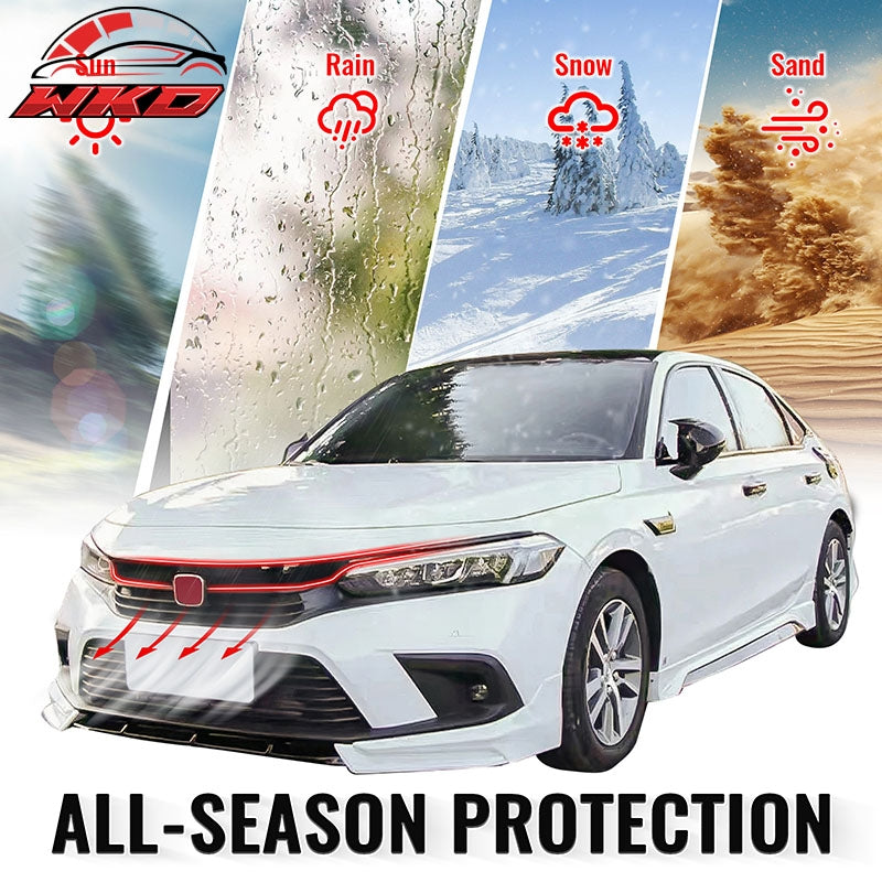Wholesale 22-24 Honda Civic OE Front Bumper Grille Cover Trim ABS Carbon Fiber Print - Wikond Auto