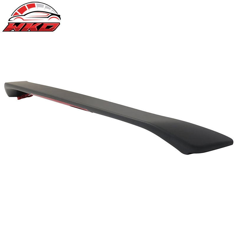 Fits 01-05 Honda Civic OE Style Trunk Spoiler W/LED 3rd Brake Light Matte Black