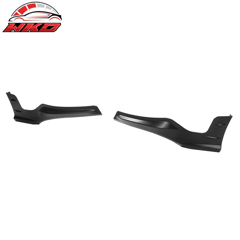 Fits 22-26 Honda Civic Hatchback Mugen Rear Bumper Lip Corner Apron Matte Black
