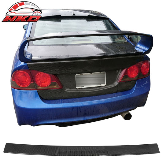 Wholesale 06-15 Honda Civic Sedan Carbon Fiber Print Rear Roof Spoiler Wing - V Style