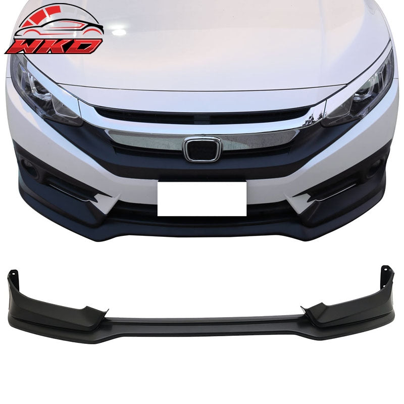 Wholesale 16-18 Honda Civic Sedan Coupe Gen MUG Style Front Bumper Lip Unpainted PP