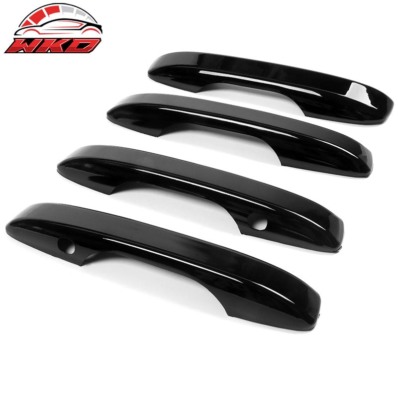 Fits 22-26 Honda Civic Sedan Hatchback Gloss Black Door Handle & Bowl Trim Cover