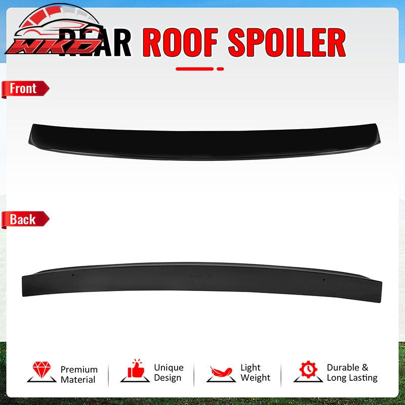 Fits 06-15 Honda Civic Sedan JDM Style Gloss Black Rear Roof Spoiler Wing ABS