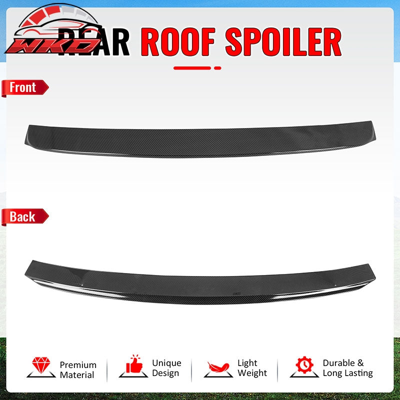 Fits 06-15 Honda Civic Sedan JDM Style Roof Spoiler Wing Carbon Fiber Print ABS