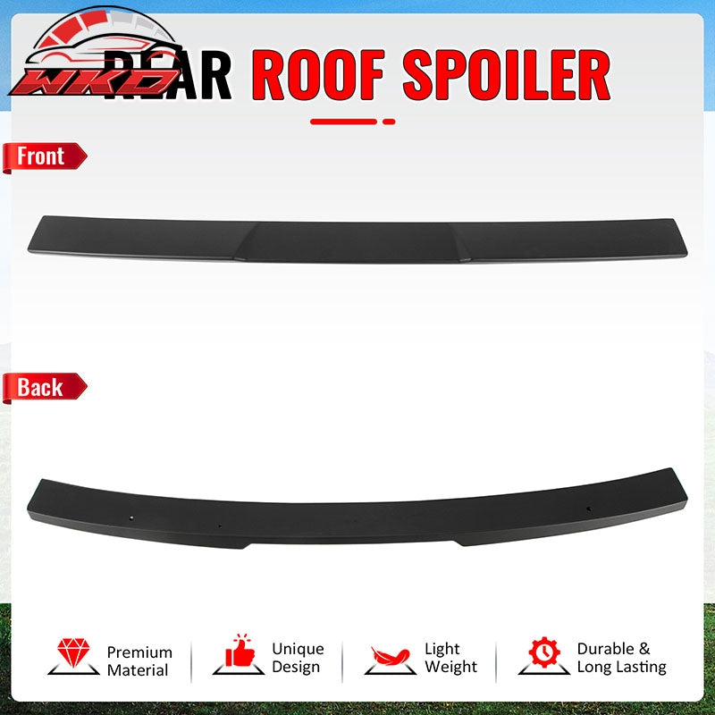Fits 06-15 Honda Civic Sedan Matte Black ABS Rear Roof Spoiler Wing Lip- V Style