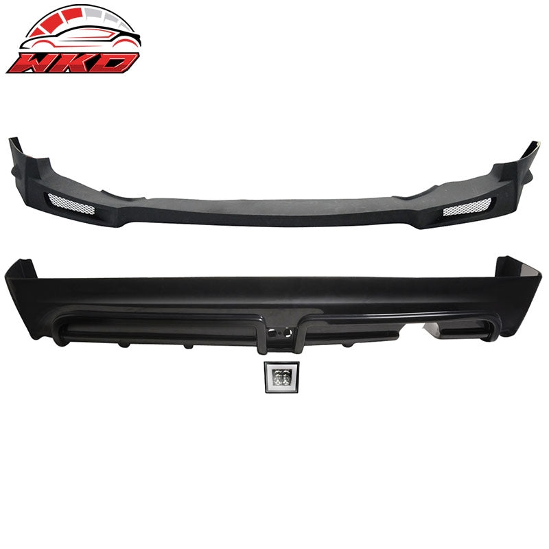 Wholesale 09-11 Honda Civic Sedan Mugen Style Front & Rear Lip & Clear Brake Lamp