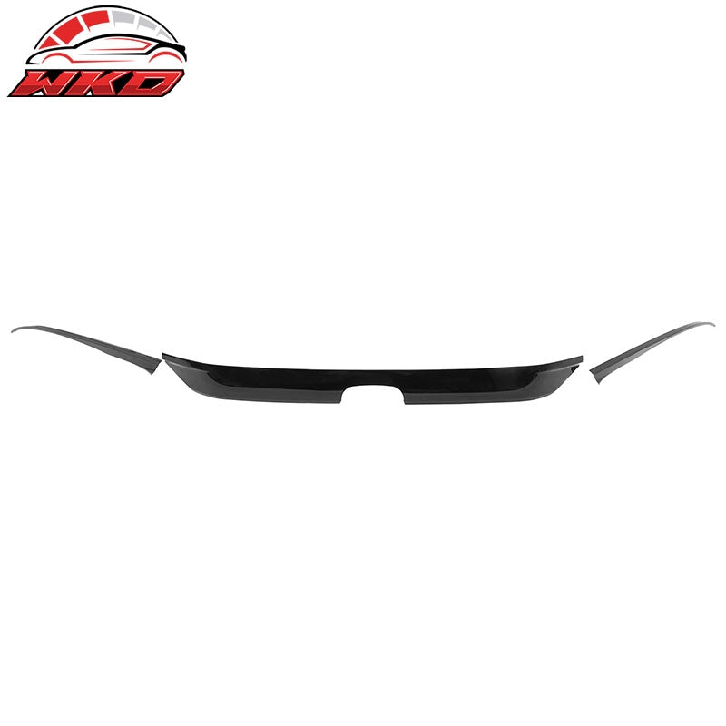 Fits 22-24 Honda Civic Sedan OE Front Bumper Grille Cover Trim ABS - Gloss Black