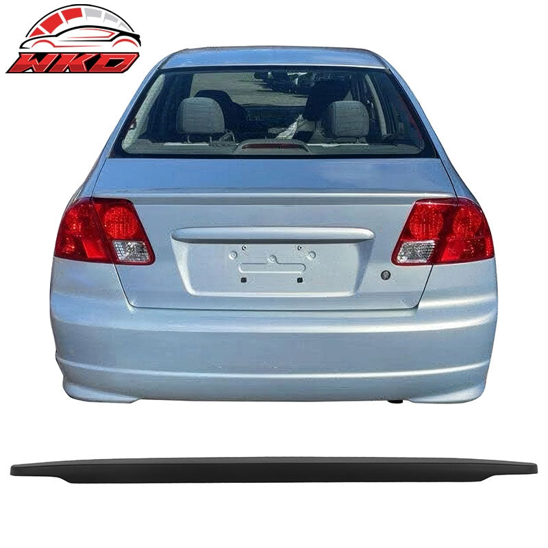 Wholesale 01-05 Honda Civic Sedan OE Style Trunk Spoiler Rear Wing Matte Black ABS