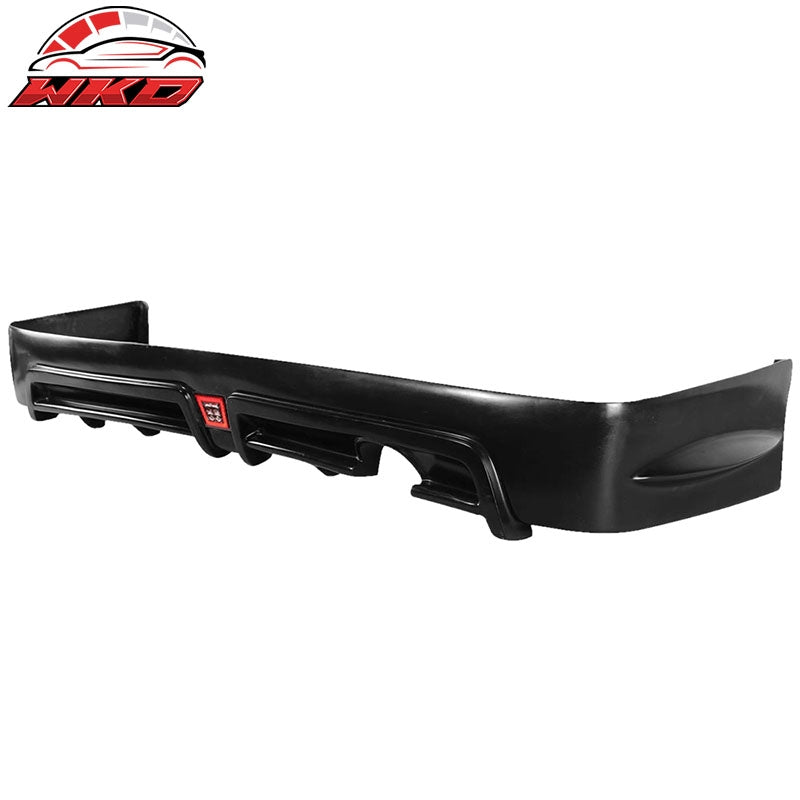 Fits 06-11 Civic 4Dr Sedan Rear Bumper Lip Spoiler with LED 3RD Brake Light