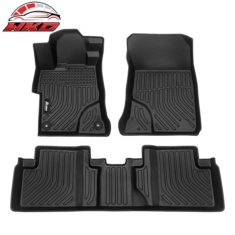 Fits 12-15 Honda Civic Sedan TPE All Weather Waterproof 3D Floor + Trunk Mats