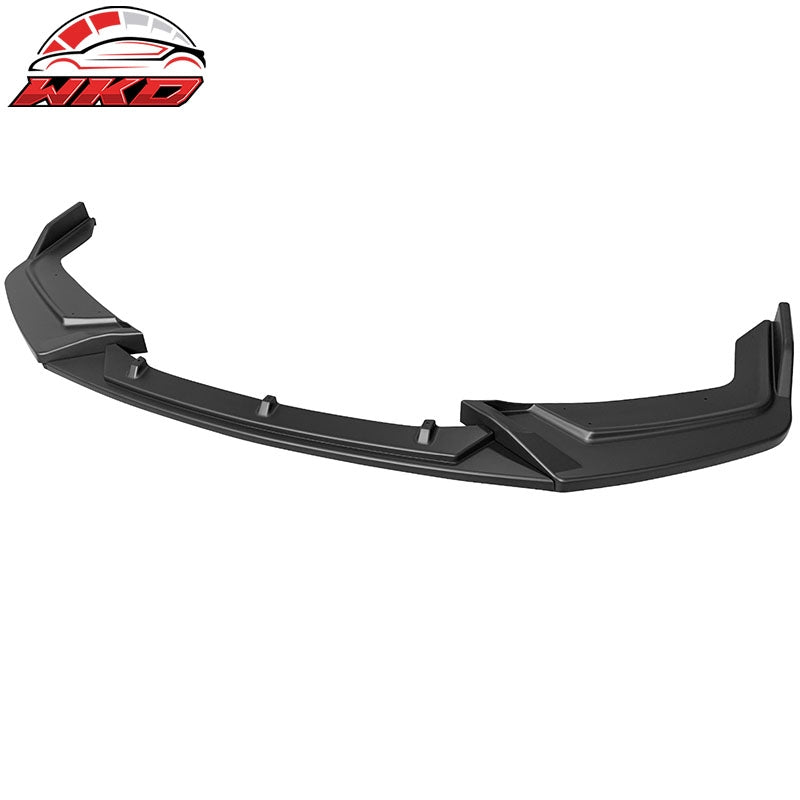 Fits 17-21 Honda Civic Si 5DR Hatchback Matte Black Front Bumper Lip Spoiler 3PC