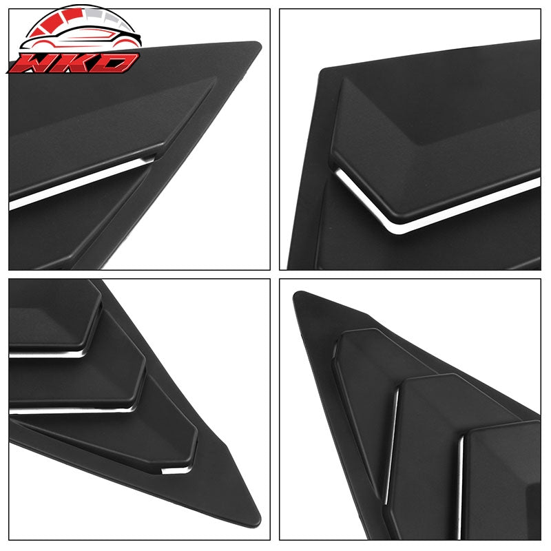 For 22-26 Honda Civic 11th Gen 4DR Sedan Side Window Louver Vent ABS Matte Black