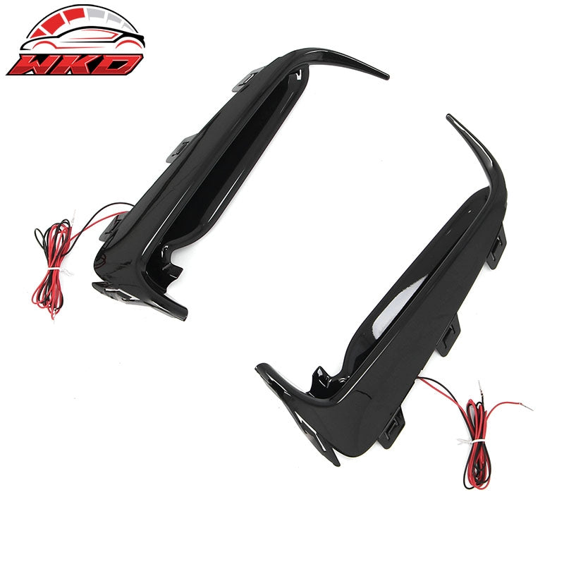 Fits 23-26 Honda Civic Type R FL5 JDM Bumper Amber LED Daytime Running Light 2PC