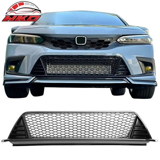 Wholesale 22-24 Honda Civic Type R Style Front Bumper Lower Grille PP Gloss Black - Wikond Auto