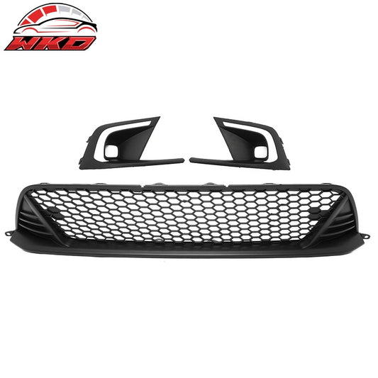 Wholesale 22-24 Honda Civic Type R Style Front Grille LED Foglight Bezels Matte Black - Wikond Auto