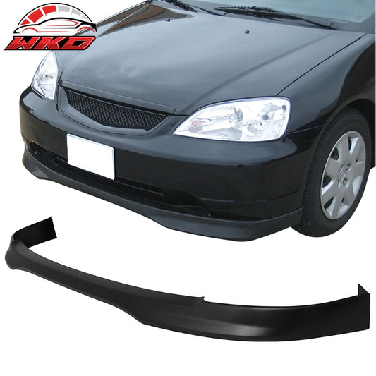 Wholesale 01-03 Honda Civic Type-R T-R Style Front Bumper Lip Spoiler Splitter PP