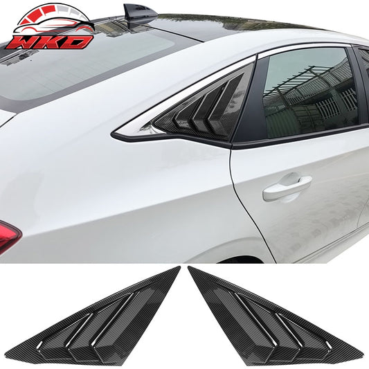 Wholesale 22-26 Honda Civic Side Window Louver ABS Carbon Fiber Print