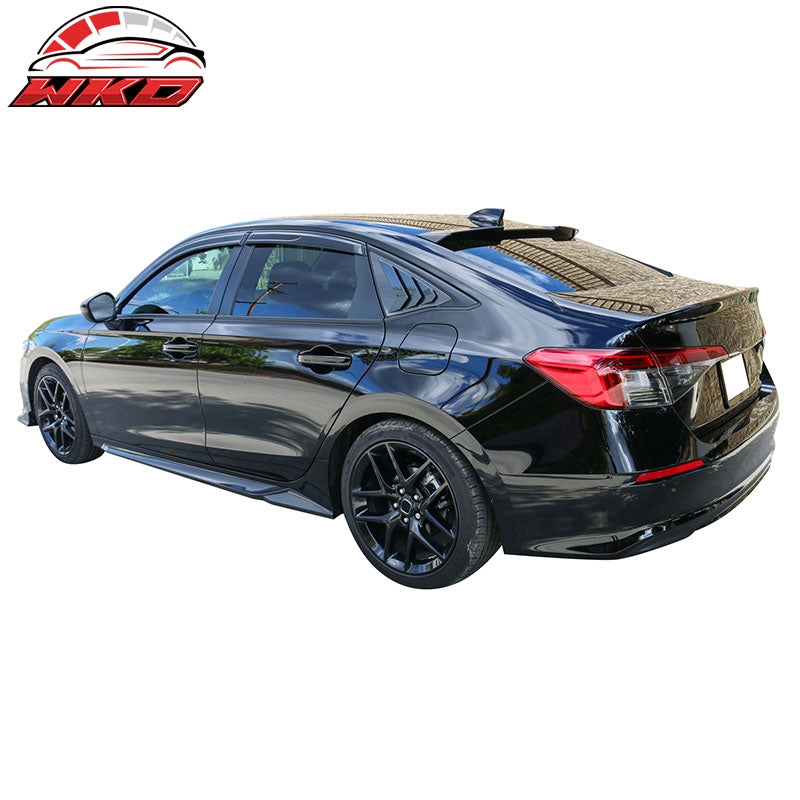 Fits 22-26 Honda Civic Side Window Louver ABS Carbon Fiber Print