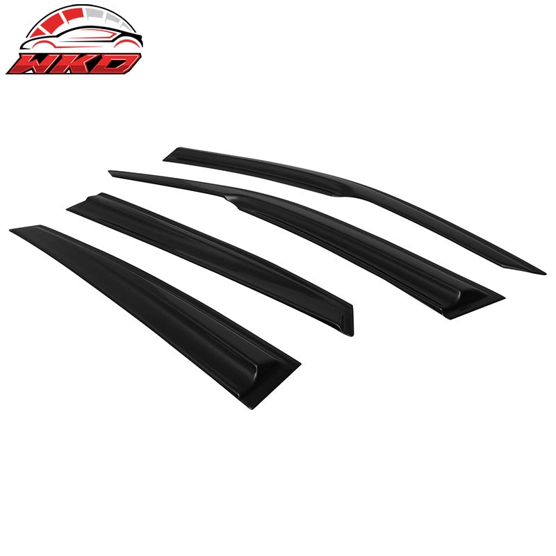 Fits 16-21 Honda Civic Sedan Mugen Style Tape on Window Visors Deflectors 4PCS
