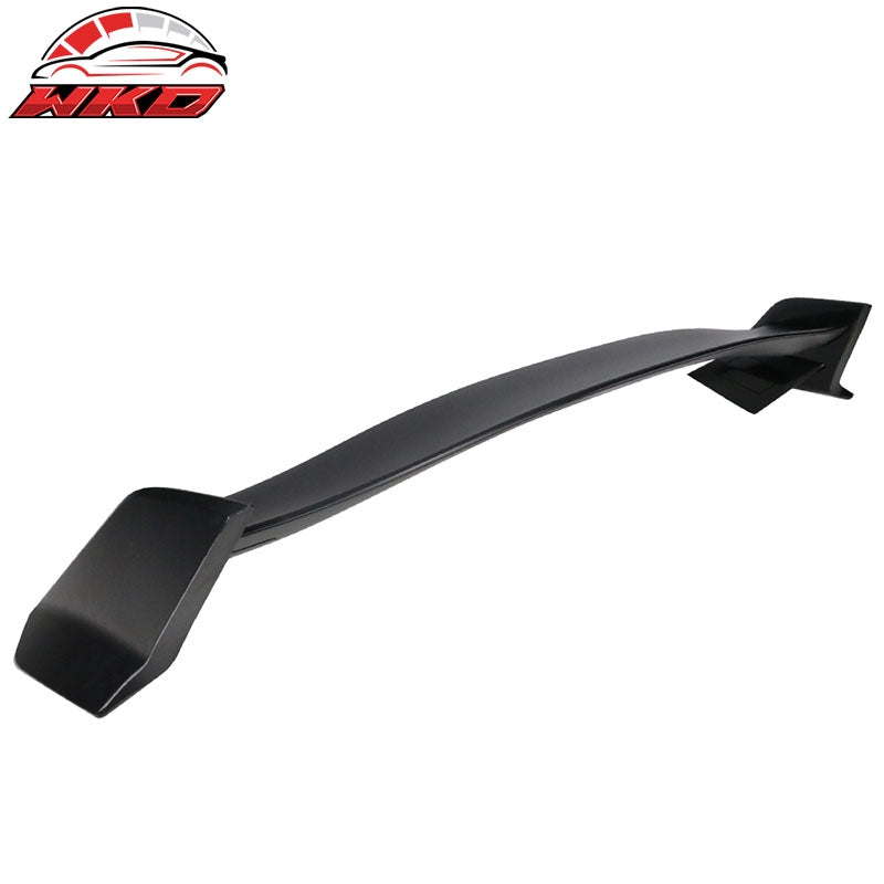 Fits 17-21 Honda Civic X 10th Type R Rear Trunk Spoiler Wing Unpainted Black ABS
