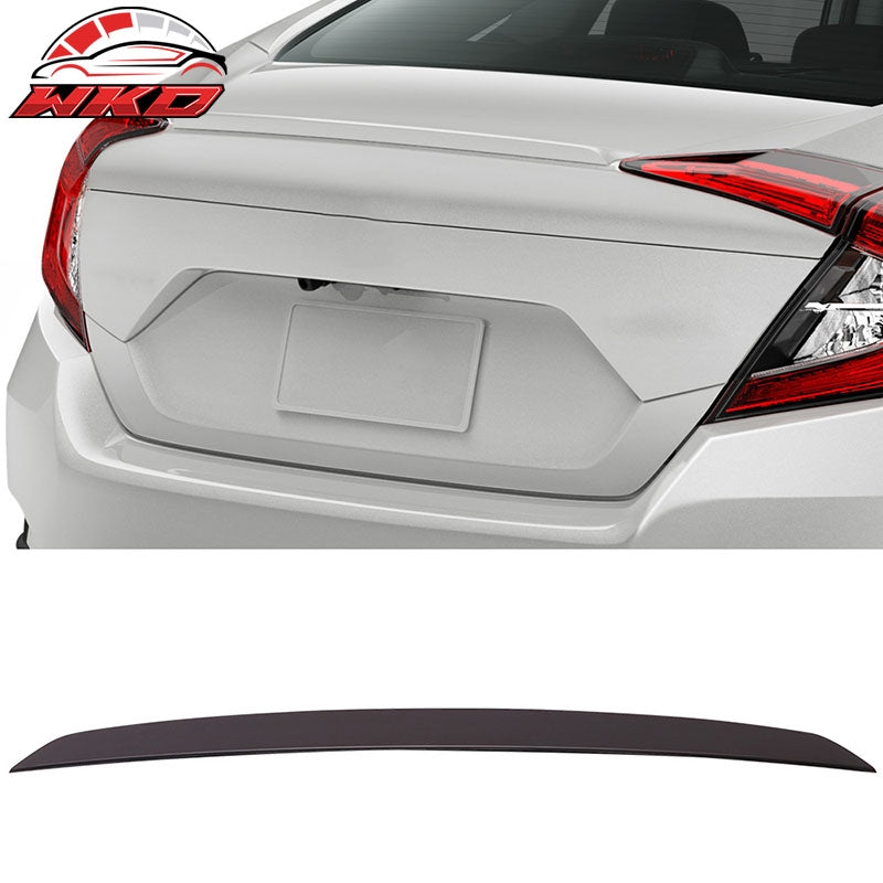Wholesale 16-21 Honda Civic X 4Dr Sedan OE Style Rear Trunk Spoiler Lip ABS Unpainted