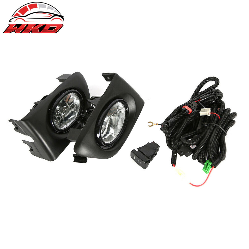 Fits 2001-2003 Honda Civic Clear Lens Fog Light Front Bumper Driving lamp Pair