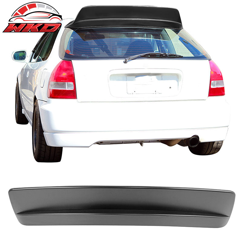 Wholesale 96-00 Honda Civic Hatchback BYS Styl Duckbill Roof Spoilere Unpainted ABS