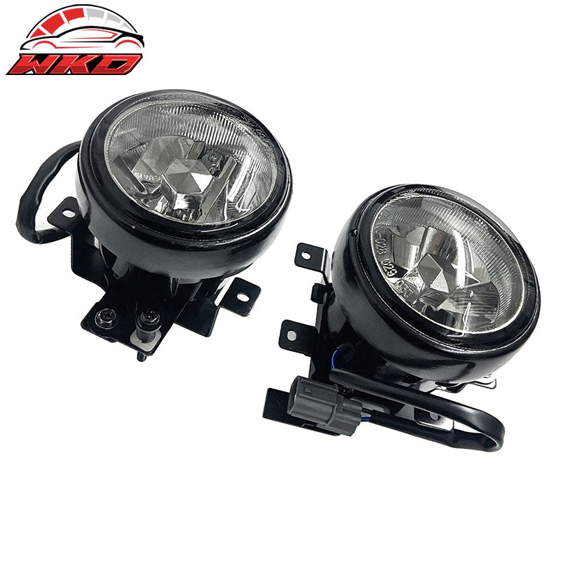 Fits 03-08 Honda Element Front Bumper Fog Lights Lamps W/Wiring Smoke Lens