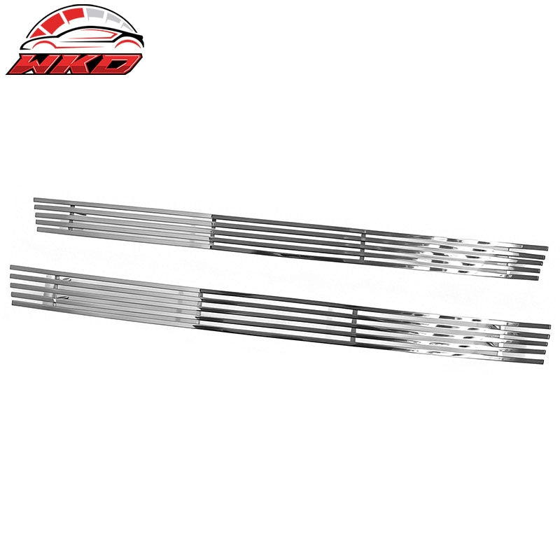 Fits 2009-2011 Honda Fit Chrome Billet Style Front Lower Grille Stainless Steel