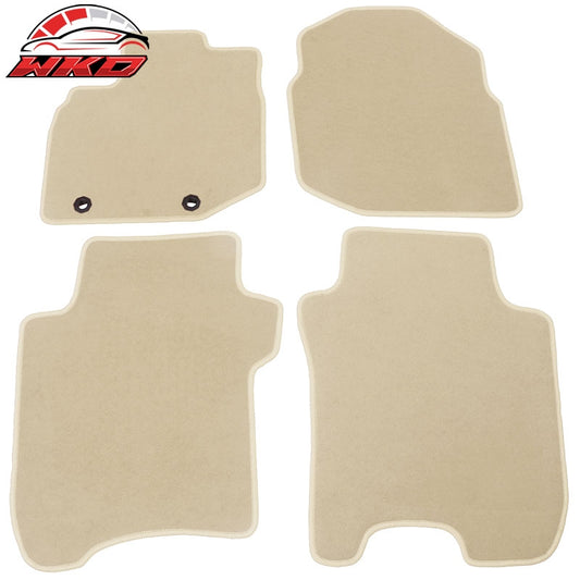 Wholesale 09-13 Honda Fit 4PCS Car Floor Mats Liner Front & Rear Carpets Beige Nylon