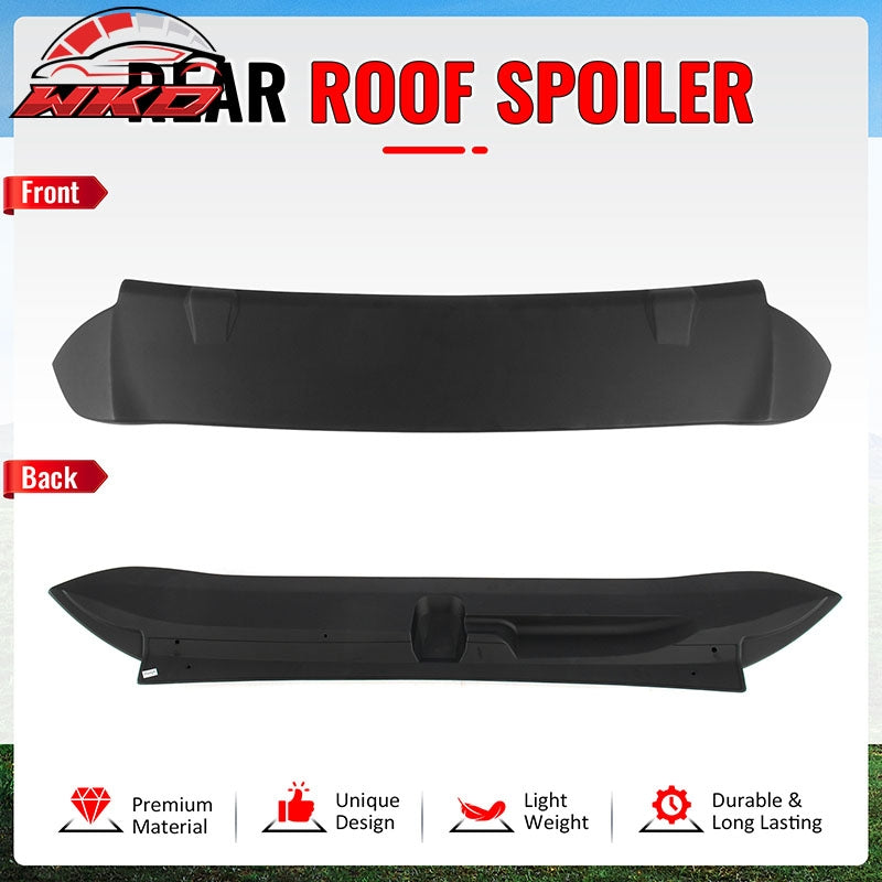 Fits 09-13 Honda Fit Matte Black Sport OE Style Rear Roof Spoiler Wing Lip ABS
