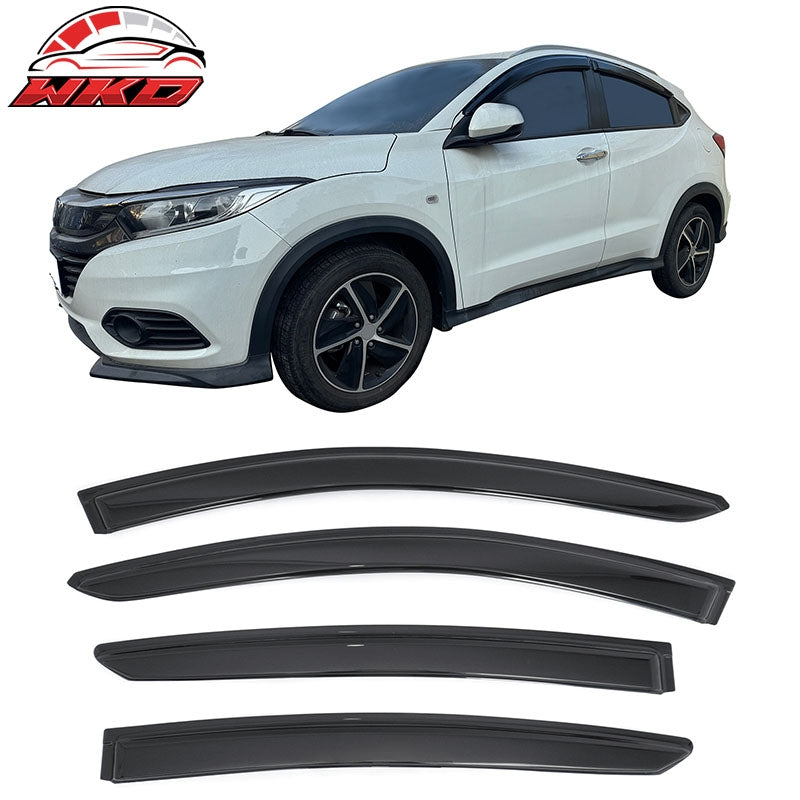 Wholesale 16-22 Honda HR-V Window Visors Smoke Acrylic Rain Wind Sun Deflector 4PCS