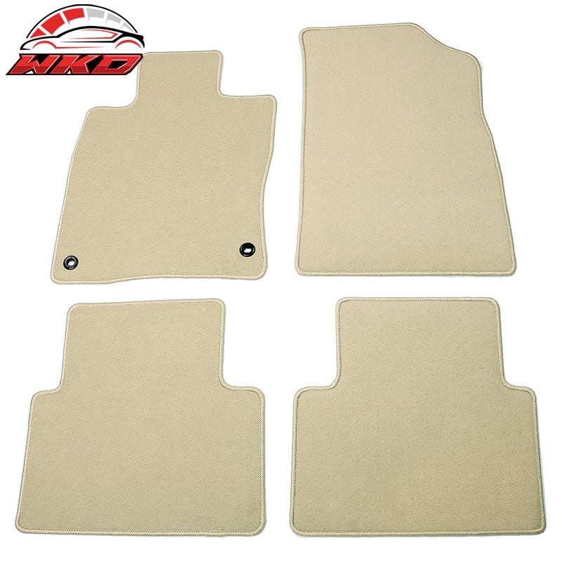 Wholesale 19-22 Honda Insight 4PCS Car Front Rear Floor Mats Liner Carpet Nylon Beige
