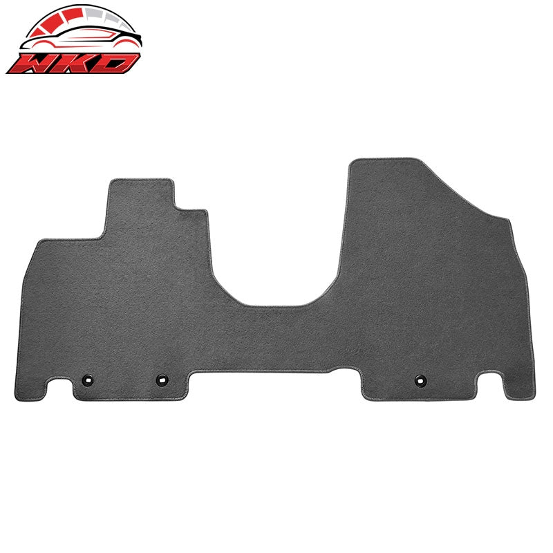 Fits 11-17 Honda Odyssey 3PCS Front Rear LH RH Car Floor Mats Carpets Nylon Grey