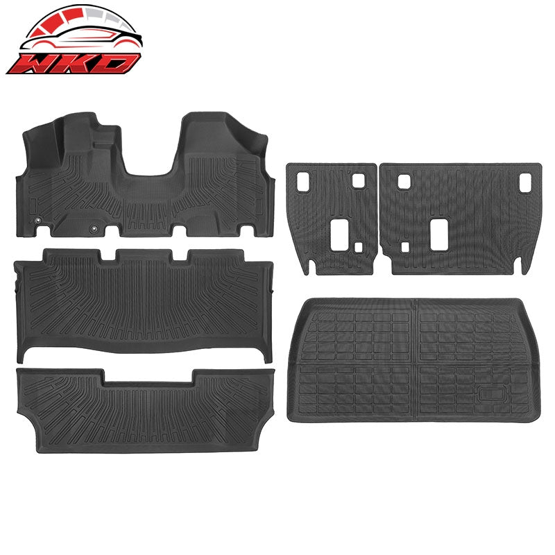 Wholesale 05-10 Honda Odyssey Heavy Duty TPE Floor Mats + Trunk Mat + Backrest Mats