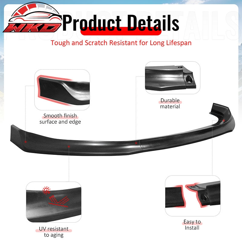 Wholesale 21-24 Honda Odyssey Unpainted Front Bumper Lip Lower Spoiler PU 3PCS Set - Wikond Auto