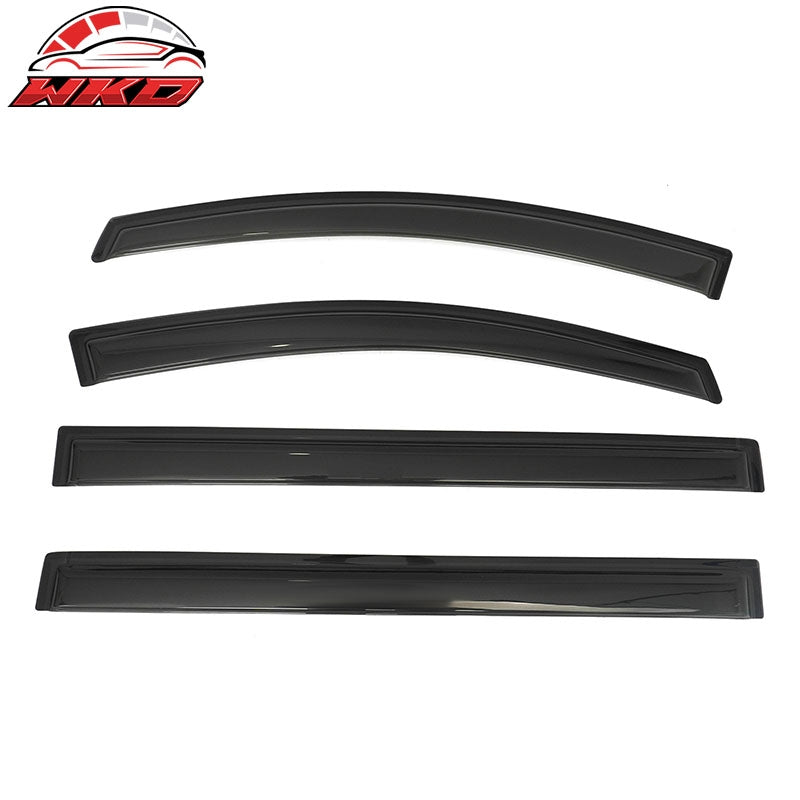 Fits 18-26 Honda Odyssey Window Visors Smoke Acrylic Rain Sun Vent Guard 4PCS