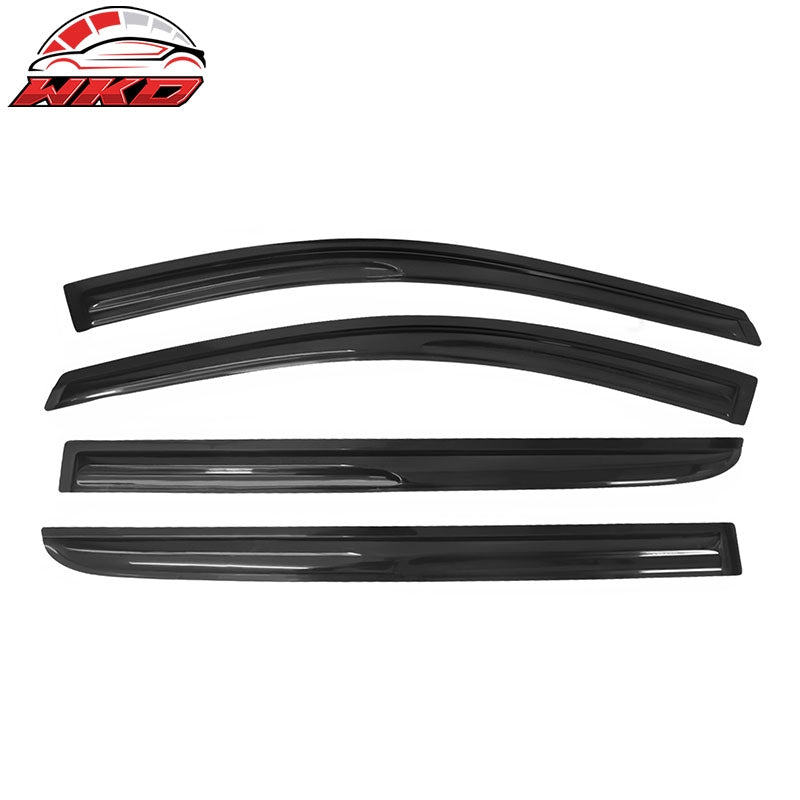 Fits 05-10 Honda Odyssey Mugen Window Visors Sun Rain Guard Vent Acrylic 4PCS