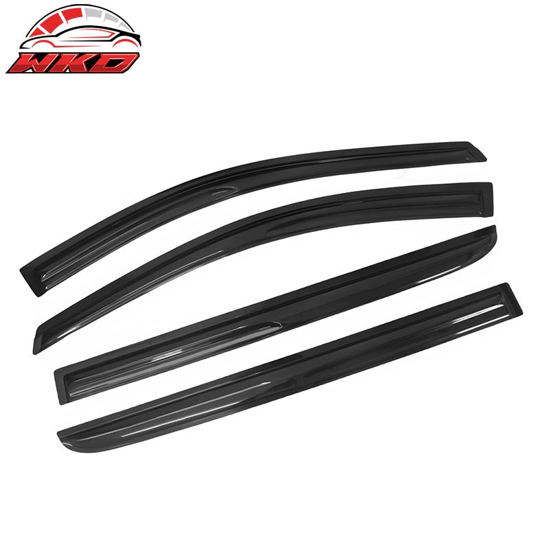 Fits 05-10 Honda Odyssey Mugen Window Visors Sun Rain Guard Vent Acrylic 4PCS
