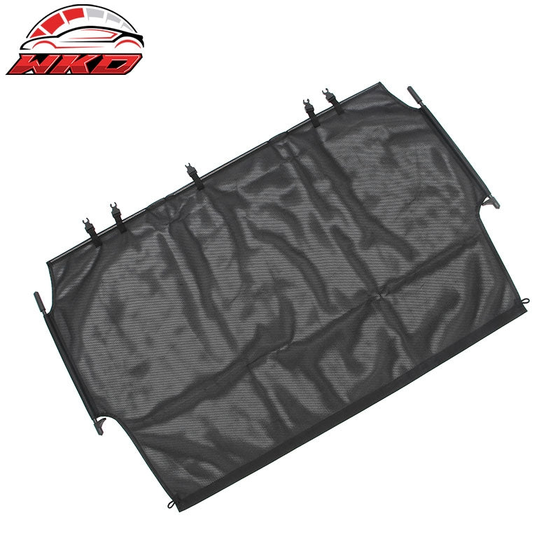 Fits 2026 Honda Passport Nylon Mesh Retractable Trunk Cargo Cover Shade Black