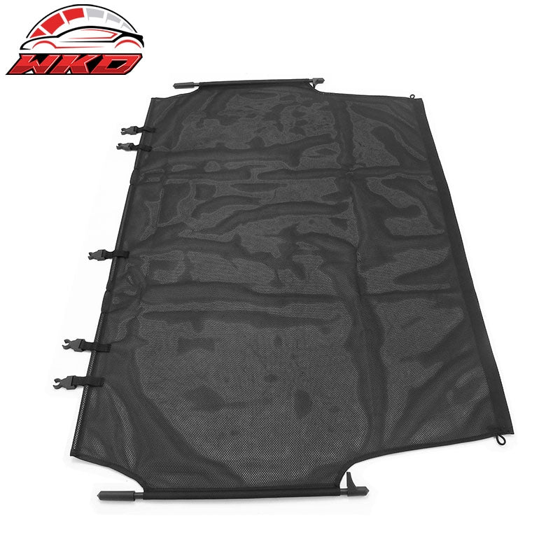 Fits 2026 Honda Passport Nylon Mesh Retractable Trunk Cargo Cover Shade Black