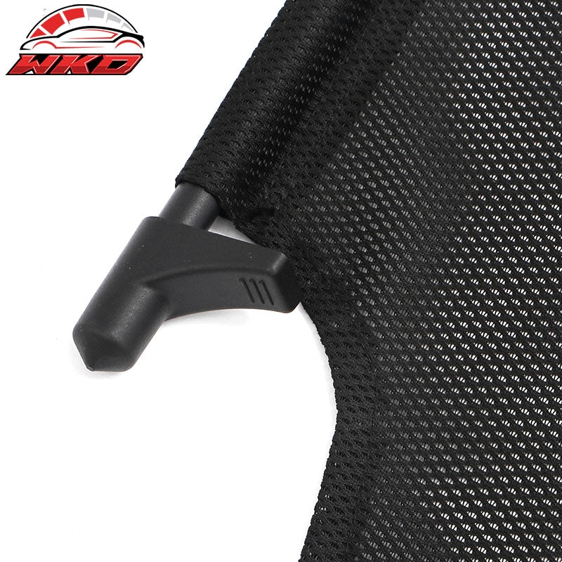 Fits 2026 Honda Passport Nylon Mesh Retractable Trunk Cargo Cover Shade Black