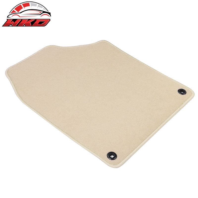 Fits 16-22 Honda Pilot Car Auto Front Rear Floor Mats Liner Carpets Nylon Beige