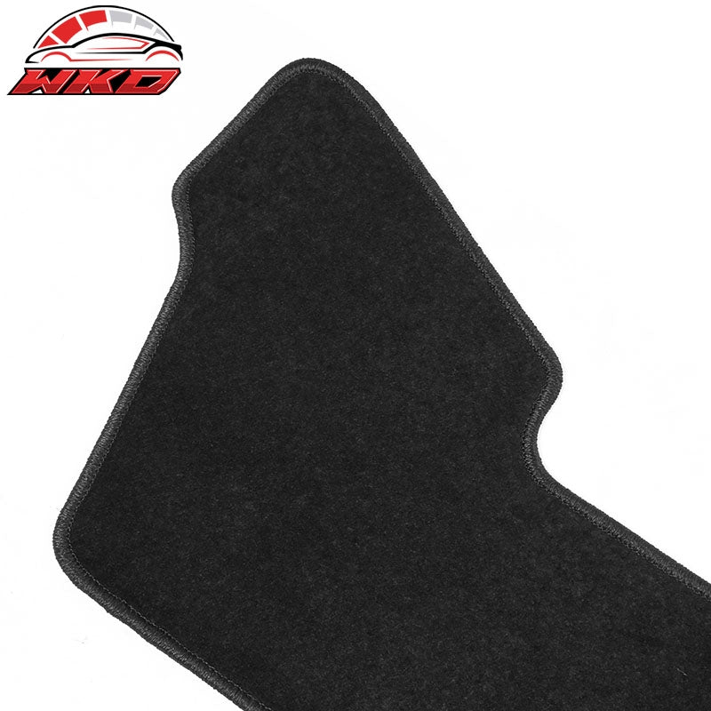 Fits 16-22 Honda Pilot Nylon Car Auto Floor Mats Liner Black Front Rear Carpets