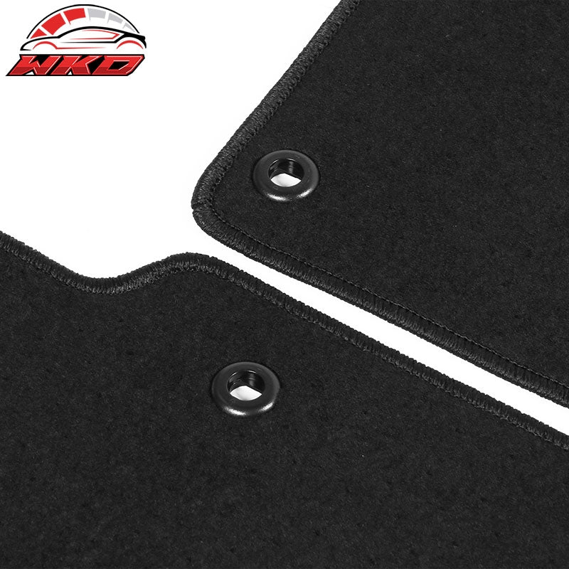 Fits 16-22 Honda Pilot Nylon Car Auto Floor Mats Liner Black Front Rear Carpets