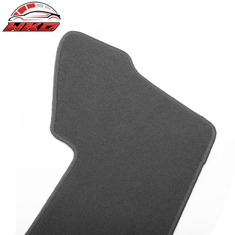 Fits 16-22 Honda Pilot Nylon Car Auto Floor Mats Liner Gray Front Rear Carpets