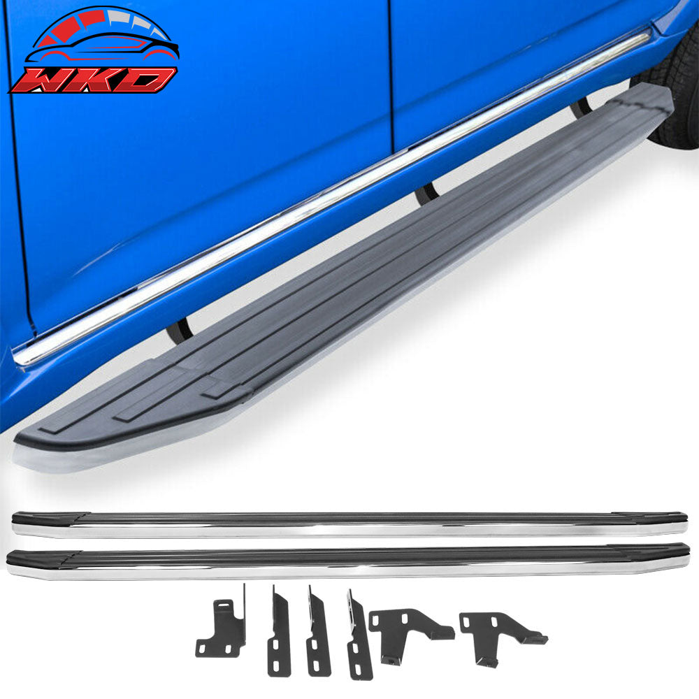Fits 09-15 Honda Pilot V2 Style Running Boards Aluminum Side Step Bar Pair