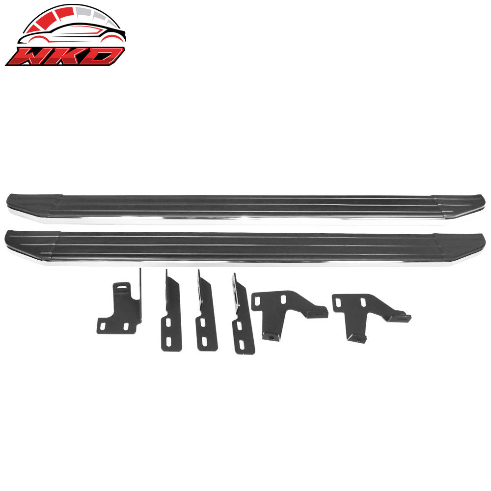 Fits 09-15 Honda Pilot V2 Style Running Boards Aluminum Side Step Bar Pair
