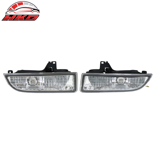 Wholesale 97-01 Honda Prelude 2PCS Front Bumper Fog Lights Lamp Clear Lens W/Wiring